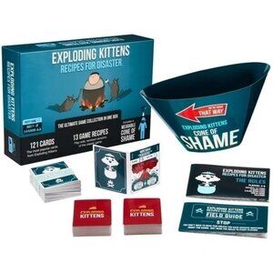 NEW Exploding Kittens Recipes for Disaster - Deluxe Game Set - Family Game